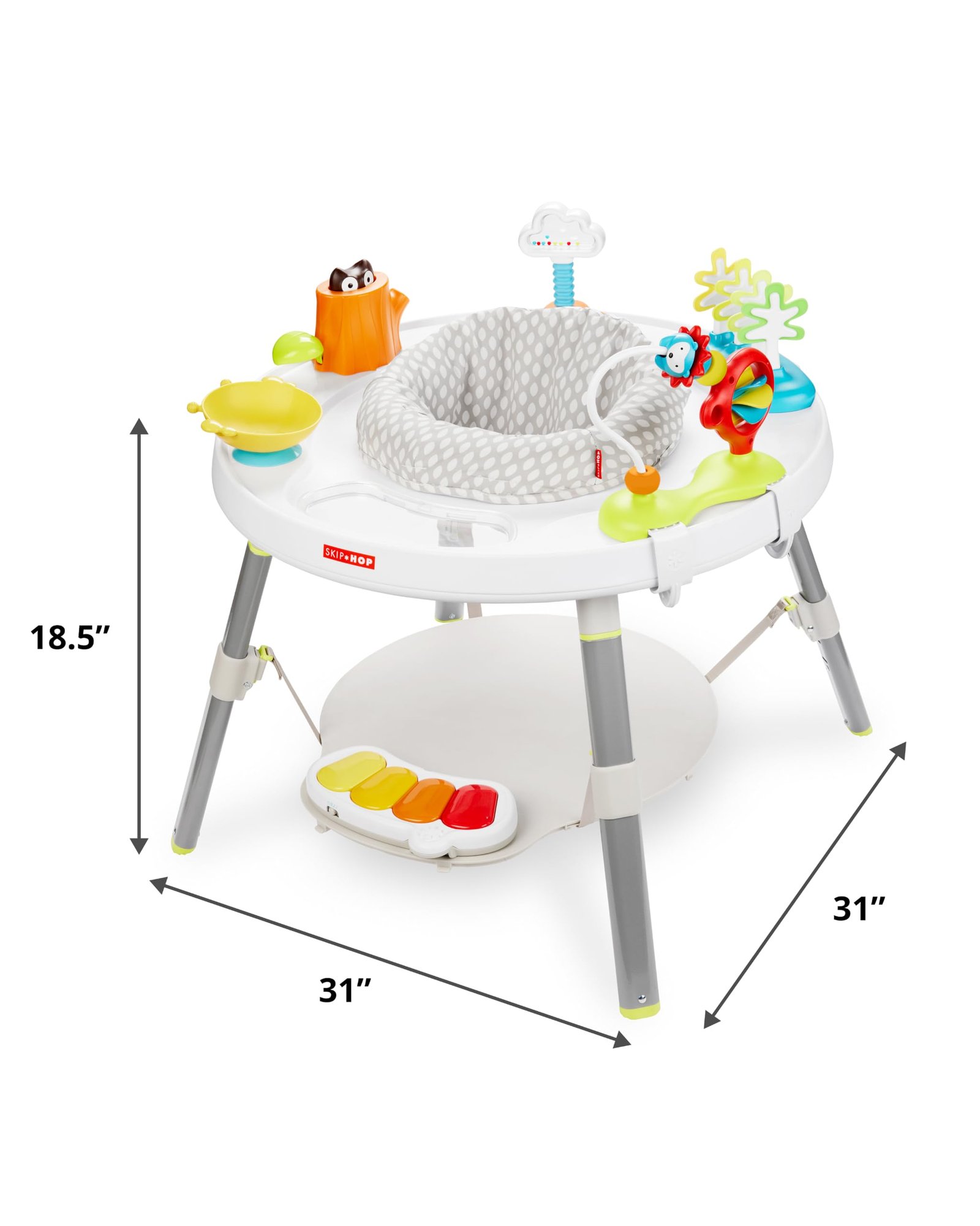 Baby Activity Center: Interactive Play Center with 3-Stage Grow-with-Me Functionality, 4mo+, Explore & More - Image 8