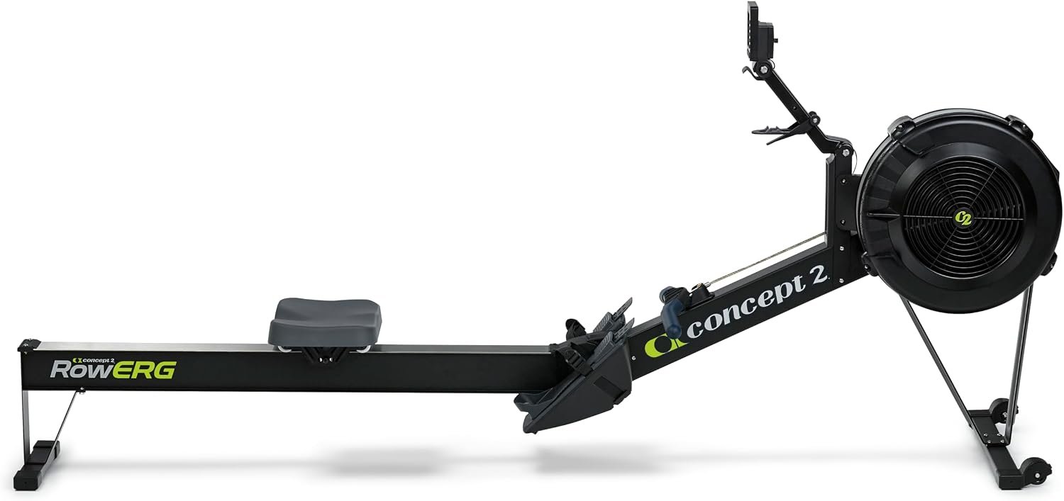 Concept2 RowErg with PM5 and SkiErg with PM5 Bundle – Durable rower, easy storage