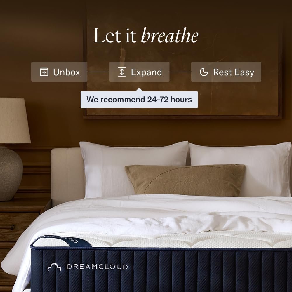 DreamCloud Luxe 14-Inch Hybrid Mattress, King, Medium – view 6