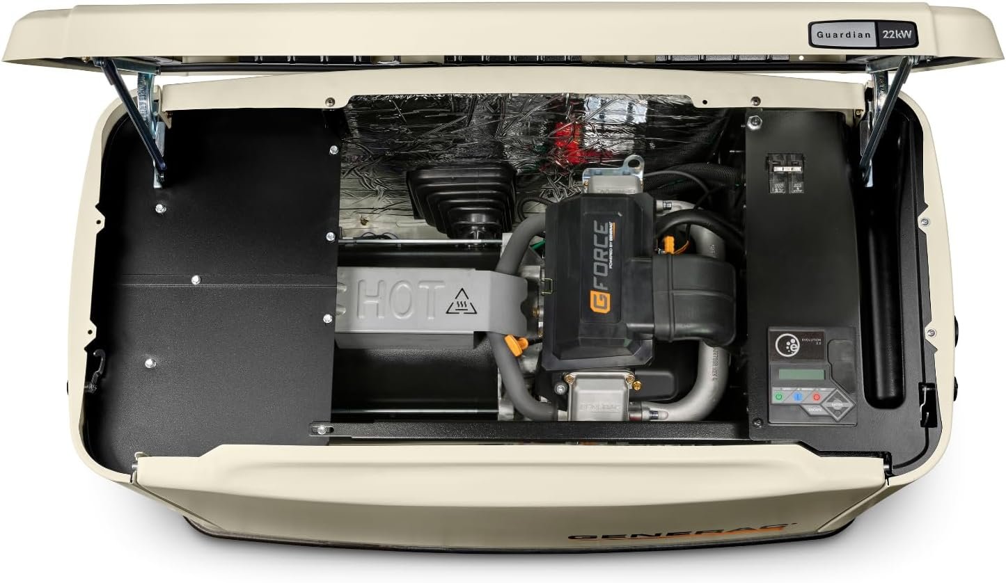 Generac Guardian 22kW Home Standby Generator – Whole-home standby output