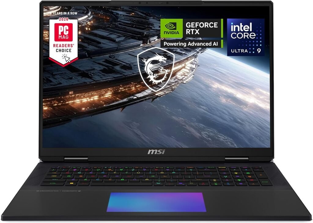 MSI Titan 18 HX AI, RTX 5090, Ultra 9-290HX, 64GB RAM, 4TB SSD