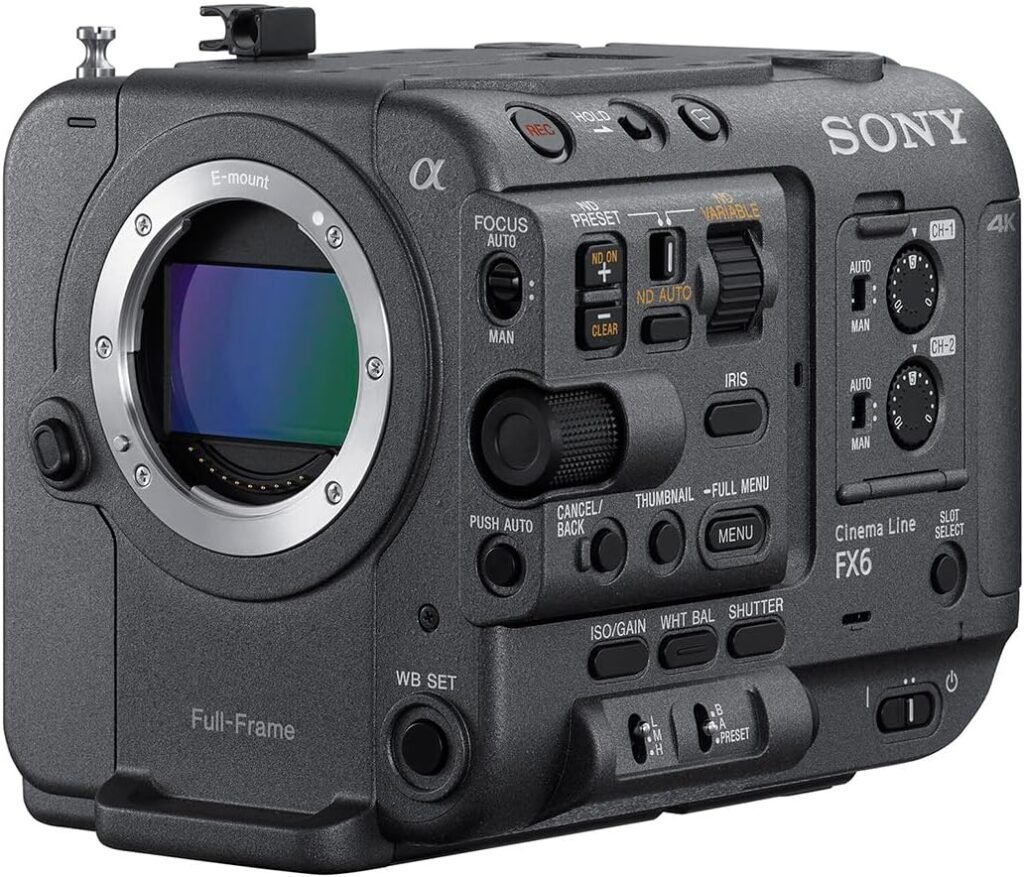 Sony FX6 Full-Frame Cinema Camera