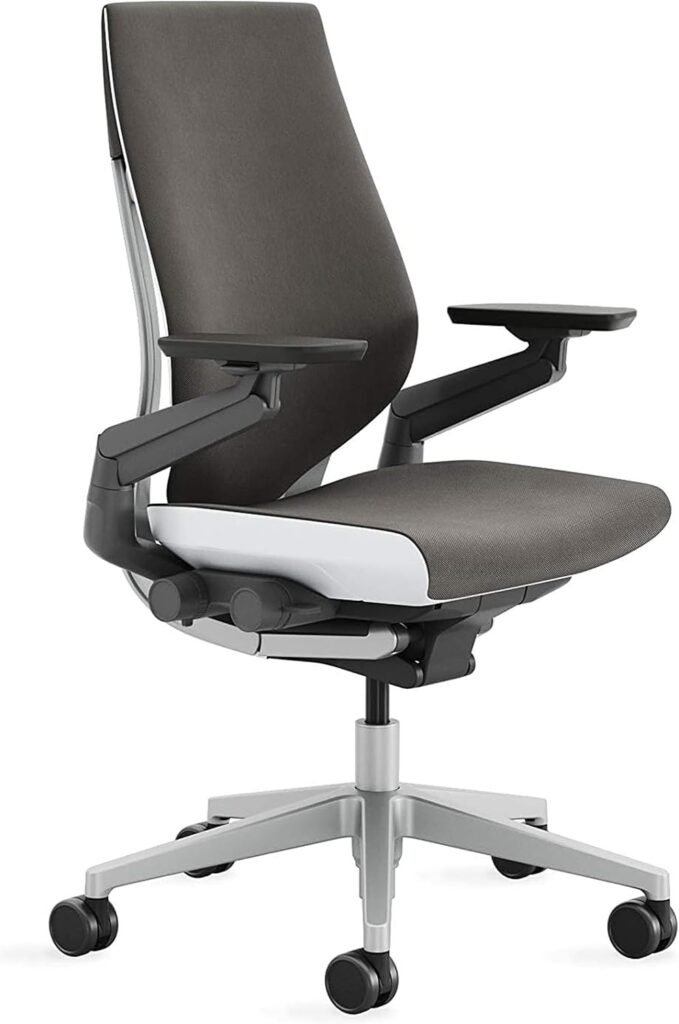 Steelcase Gesture Office Chair, Graphite Gray, Carpet Casters