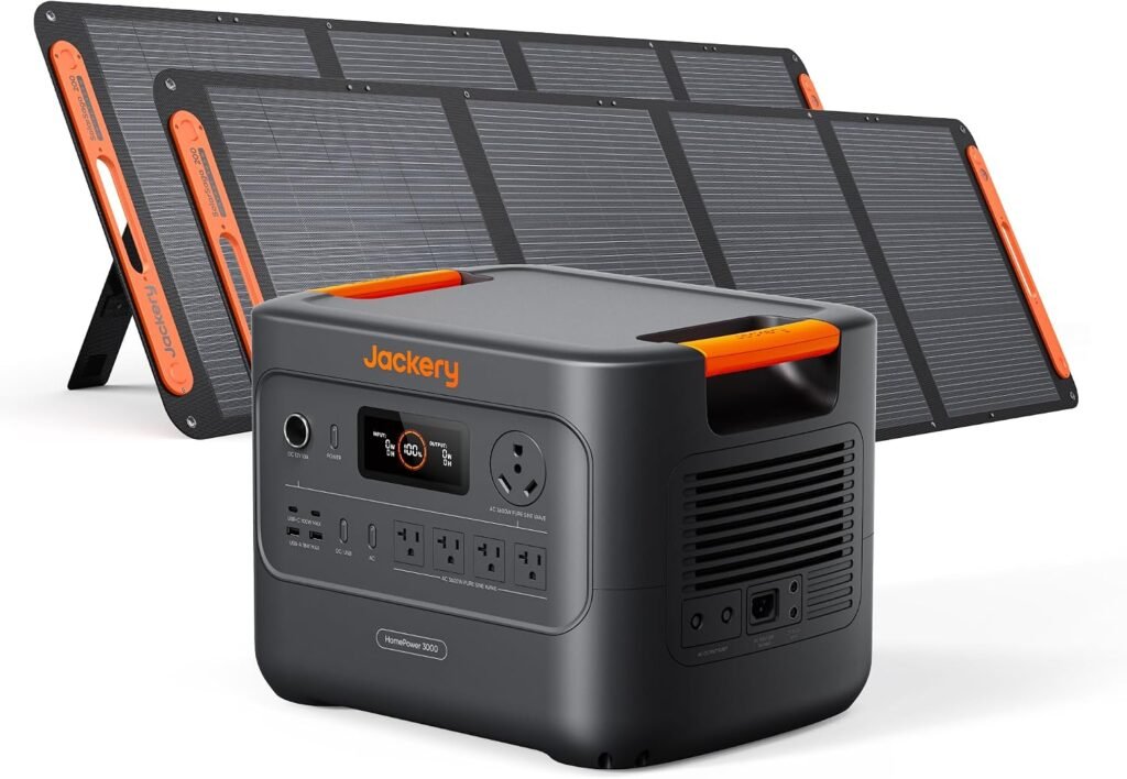 Jackery HomePower 3000 with Two 200W Solar Panels