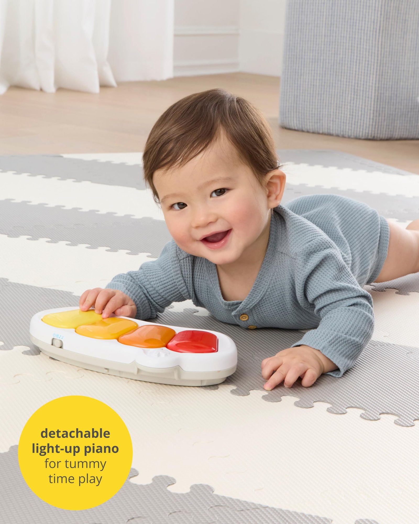 Baby Activity Center: Interactive Play Center with 3-Stage Grow-with-Me Functionality, 4mo+, Explore & More - Image 6