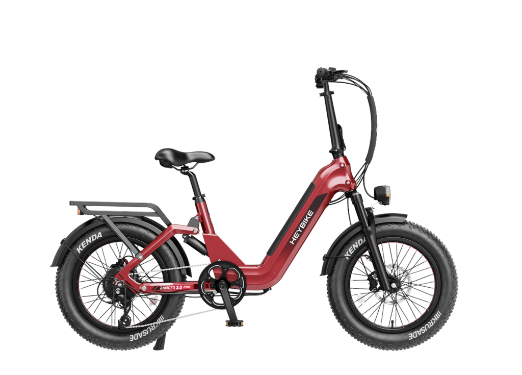 Heybike Ranger 3.0 Pro Folding E-Bike, 750W, Ruby Red